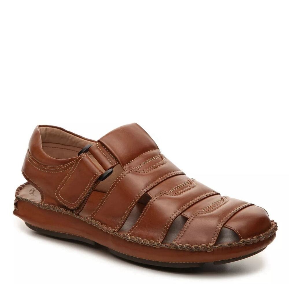 GBX Size 9M Fisherman Sandals Brown Leather Casual Comfort Summer‎ Shoes Mens